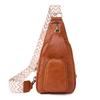 Мягкая кожаная нагрудная сумка, винтажная модная женская сумка, сумка через плечо, рюкзак