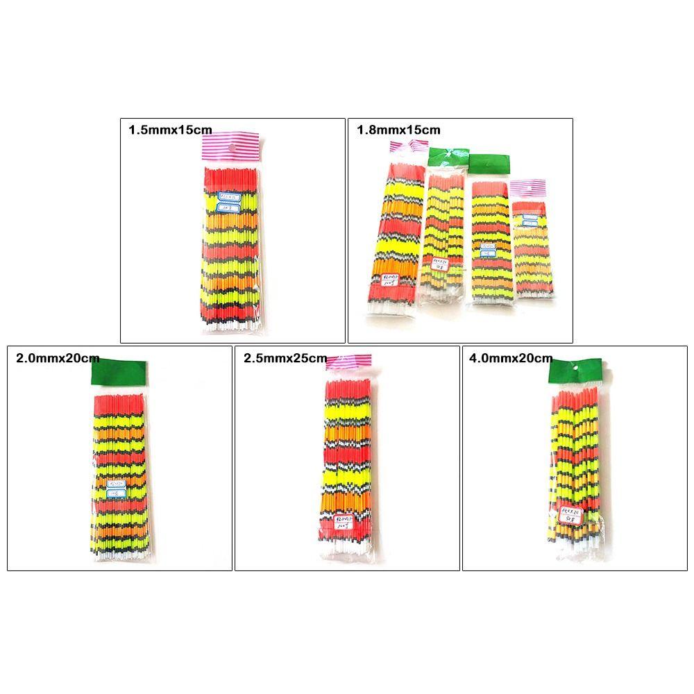 10pcs DIY Fishing  Float Top Drift Tail Eye catching Fishing Float Top Floats Buoy  Night Fishing