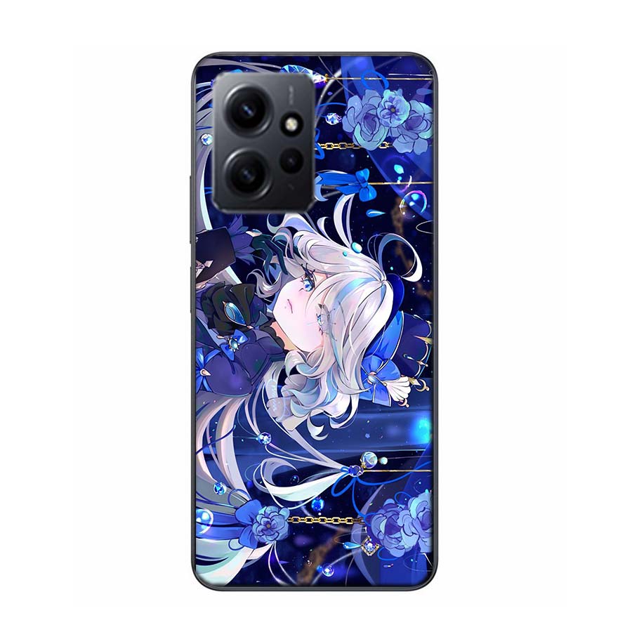 Cute Furina Genshin Impact Phone Case For Redmi Note 14 15 Pro 5G 13 12 Pro Plus 11 11T 11E 11S 10 Pro 10S 9 9S Cover Cell Clear