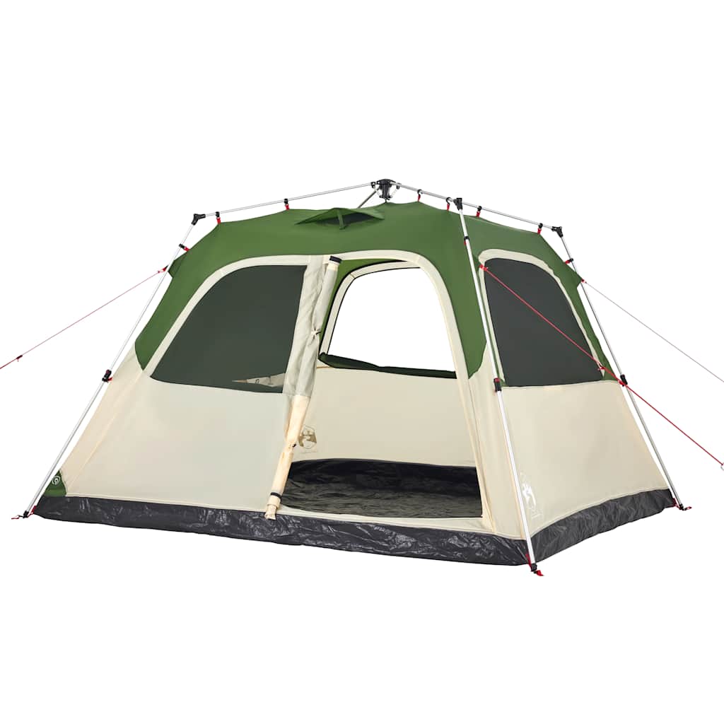 Dome Family Tent for 6 Persons Green Quick Release