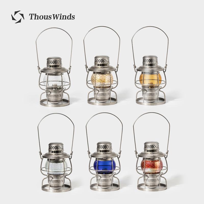 Thouswinds Железнодорожный Кемпинговый Фонарь Уличные Фонари Эмоциональная Винтажная Масляная Лампа Для Путешествий Пикника Освещение Товары Для Кемпинга