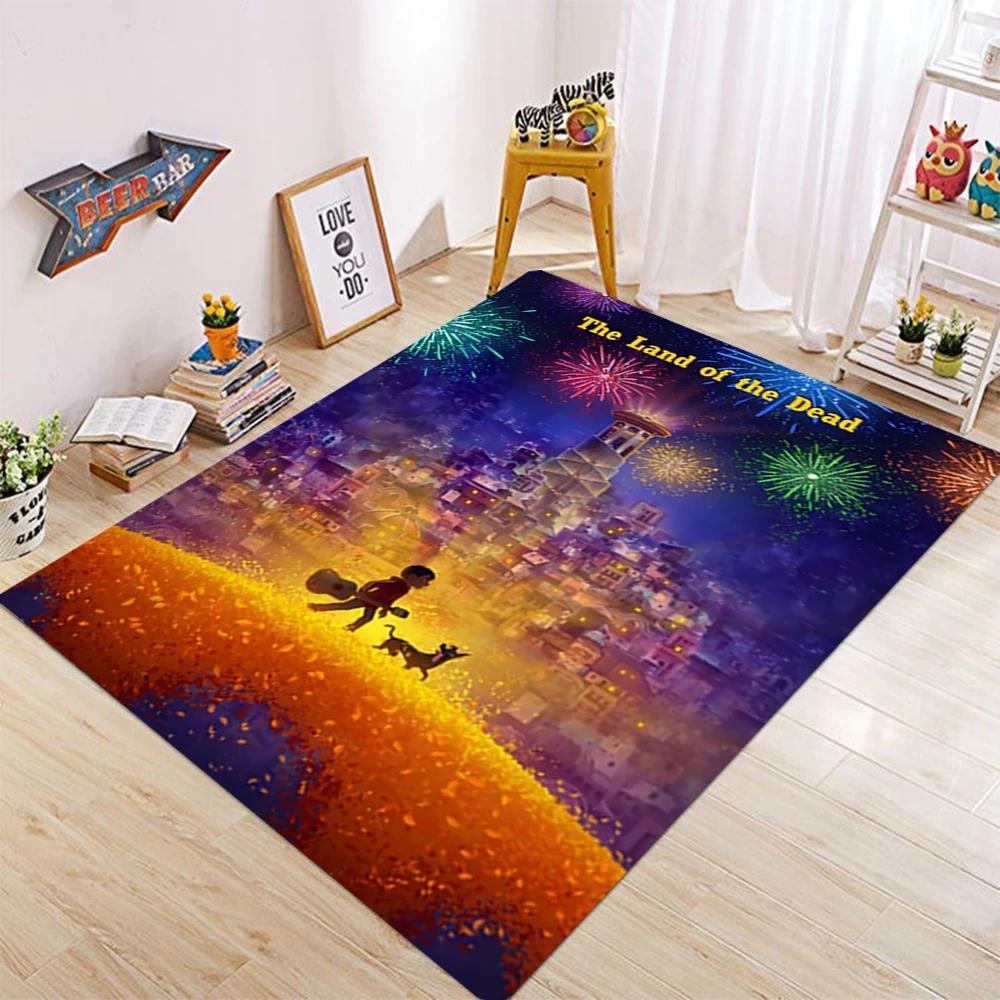 Disney Pixar Cartoon Carpet Children's animation movie game crawling carpet Children's room decoration carpet washable