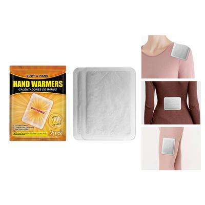 2 шт. Долговечное тепло и комфорт с простыми в использовании грелками для тела, рук, пальцев ног. Наслаждайтесь теплом дома и на улице.
