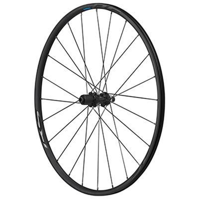 Колесо шоссейное заднее SHIMANO 12 мм E через центральный замок совместимо с бескамерными покрышками EWHRS370LREDB WH-RS370-R OLD142 мм ротор,