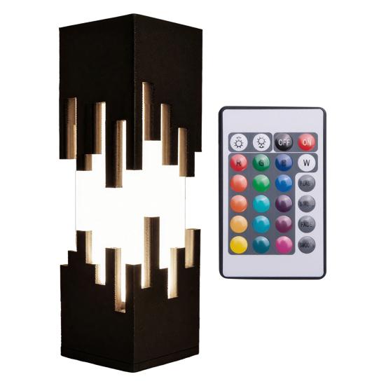 Futuristic Night Light 3D Printed Cyberpunk LED Desk Lamp with Remote Control Contemporary Decorative Bedside Lamp Gift for Cyberpunk Enthusiasts