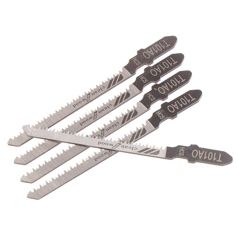 5шт T101Ao Hcs Т-образный хвостовик лобзиковые лезвия Кривая режущий инструмент для пилы по дереву и пластику