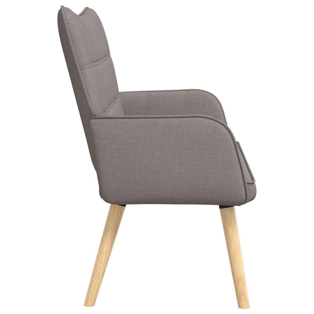 2 Seater Sofa Taupe 115 x 61 x 87 cm Fabric