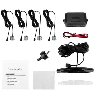 Универсальная система мониторинга радаров заднего хода с 4 датчиками Parktronic Car LED Parking Sensor Auto Car Detector