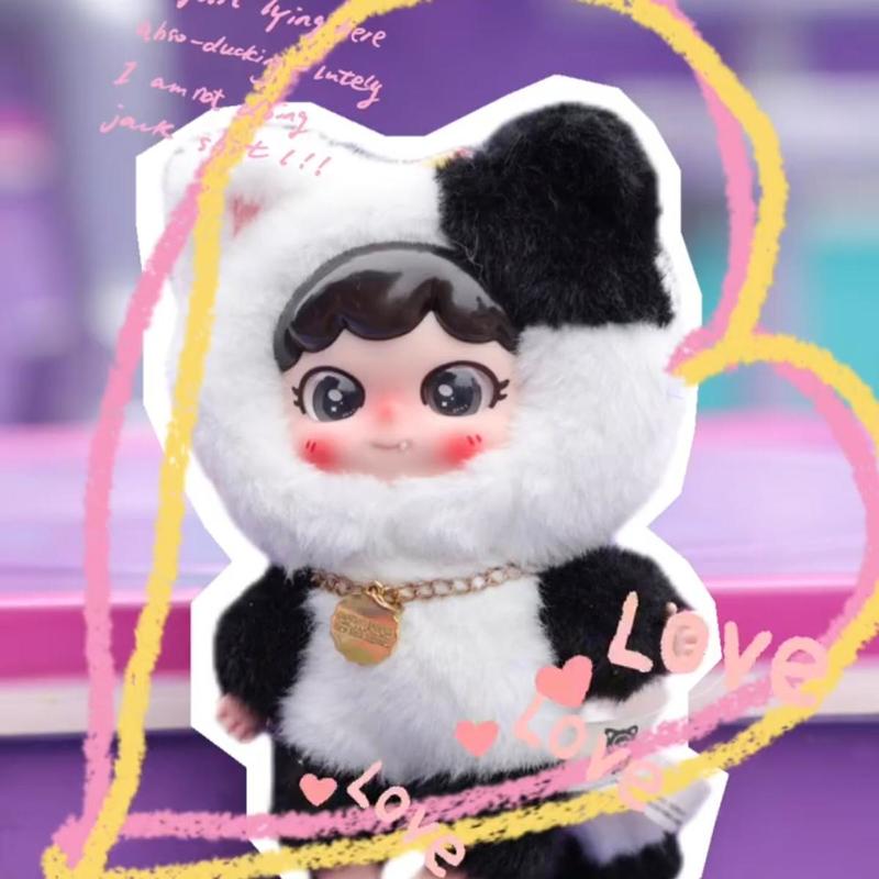 Instock Genuine Baby Three Joymiya Sweet Tooth Peekaboo Series Blind Box Mystery Box Cute Doll Anime Figure Bag Pendant Gift