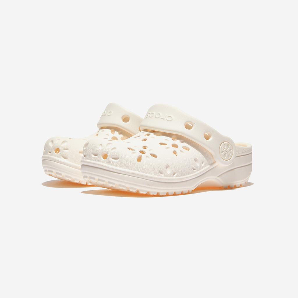 Crocs Классические цветочные вырезные сабо для малышей, CRS210944, 1010112423, популярная корейская обувь