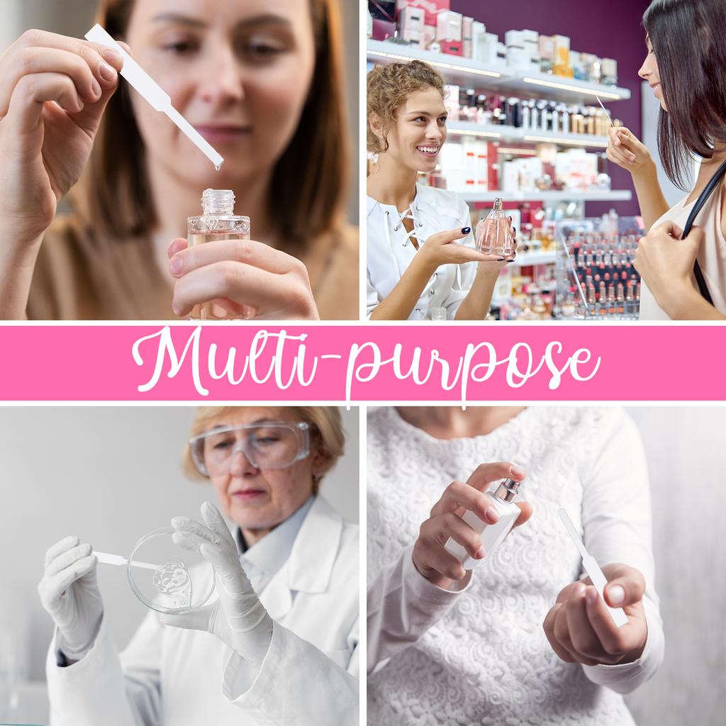 Юдаю 1000 шт. Тест-полоски для духов Полоски для аромата Белые бумажные полоски для духов Одноразовые бумажные тест-полоски Портативные пустые фра