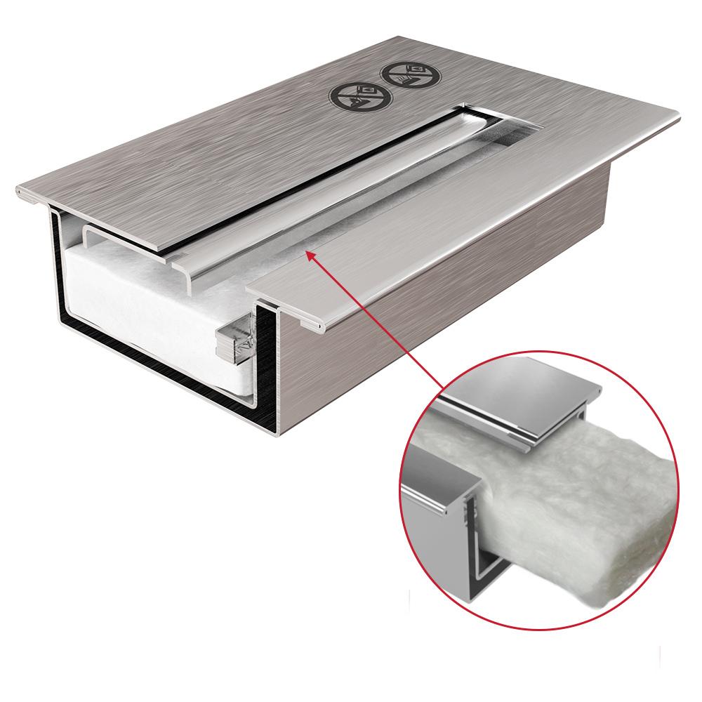 Настенный камин на биоэтаноле DELTA 700 TÜV левосторонний