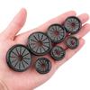 10pcs/set Plastic Cable Hole Cover Furniture Dust Plug Buckle Office Computer Table Grommet Wire Passing Line Outlet Rings