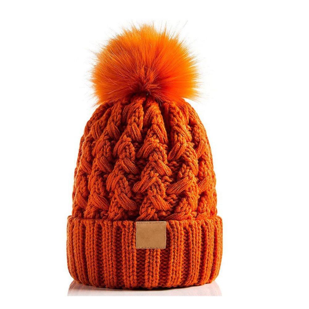 Thicken Knit Beanie Hat Twist Knitting Slouchy Warm Cap Warm Women Winter Hat Outdoors