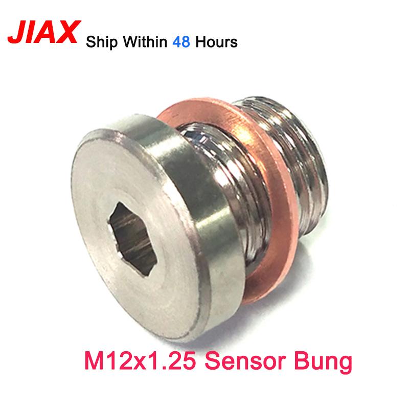 Universal M12x1.25 Sensor Plug Exhaust Pipe O2 Oxygen Sensor Spacer Bung plug With Gasket