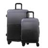 Set of 2 Rigid Suitcases (L-76cm) (S-56cm) DTW BLACK