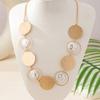 Fashionable and Simple Disc Necklace