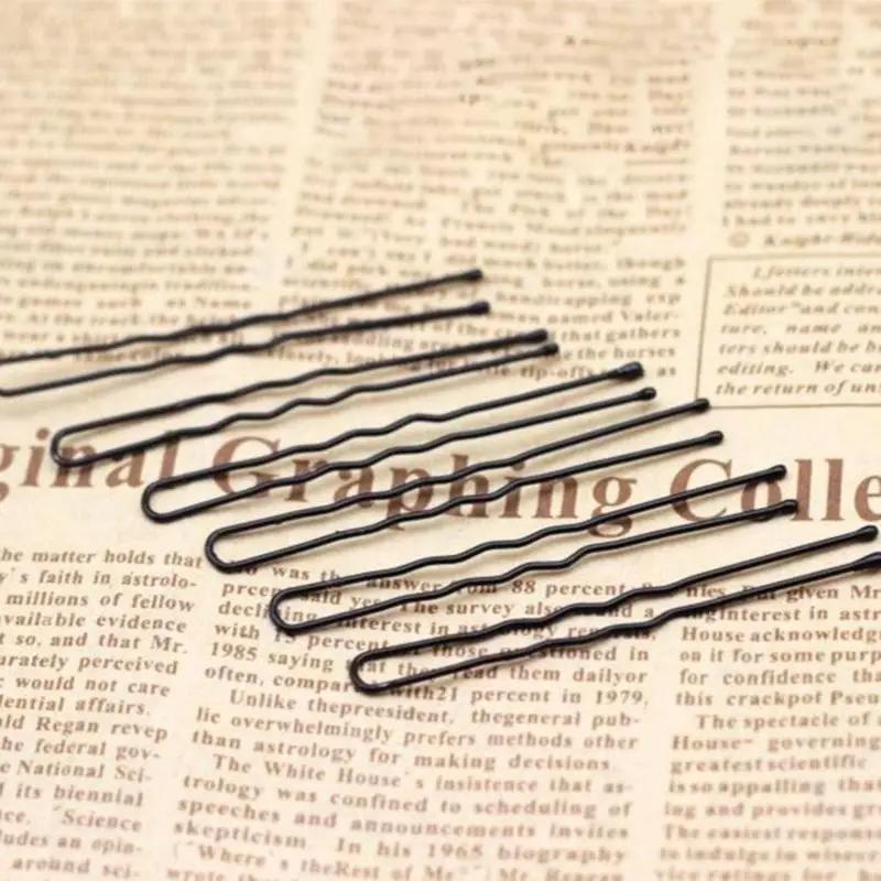 45 шт./компл. вьющиеся волнистые заколки для волос женские заколки и зажимы для волос с круглым носком U-образные шпильки для волос аксессуары для салона