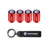 Car Tire Wheel Valve Caps Cover/Car Key Chain Ring Keychain For VW Golf Tiguan Jetta Passat T5 Polo Touran GTI Caddy Transporter zq2