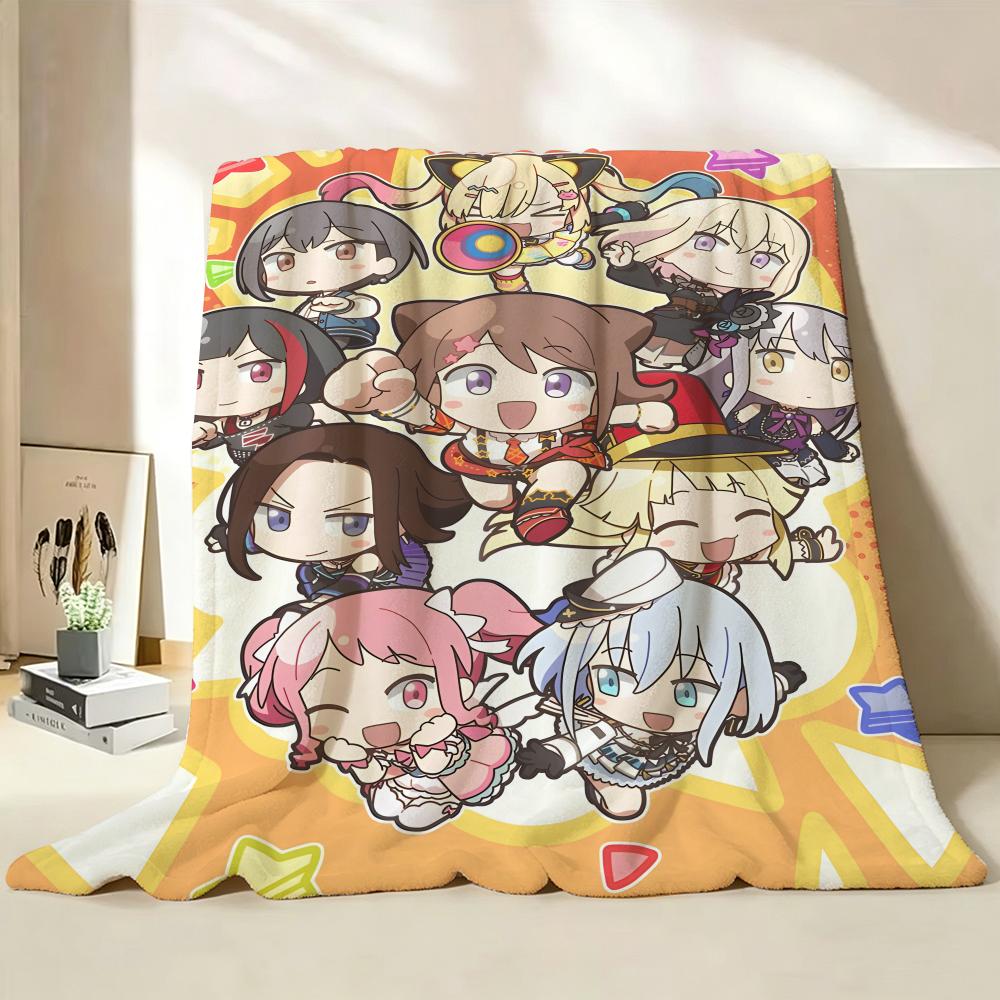 Game B BanG D Dream Throw Flannel Throw Blanket Suitable for Sofa Living Room Bedroom