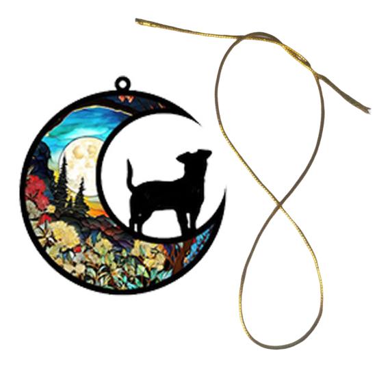 Мемориал для собаки «Ловец солнца» со шнурком, персонализированный ручной работы, подвесной кулон «Ловец солнца», посвященный потере питомца, подарок сочувствия