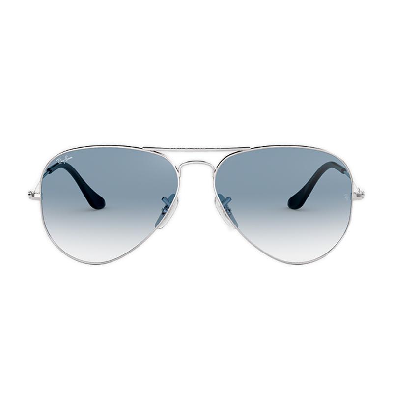 Ray-Ban Солнцезащитные очки унисекс 0RB3025, круглые, металлические, с полной оправой-авиатором, с градиентными линзами