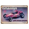 Vintage Rc Car Metal Sign Poster Cox Tomahawk Buggy Xcm Aluminum
