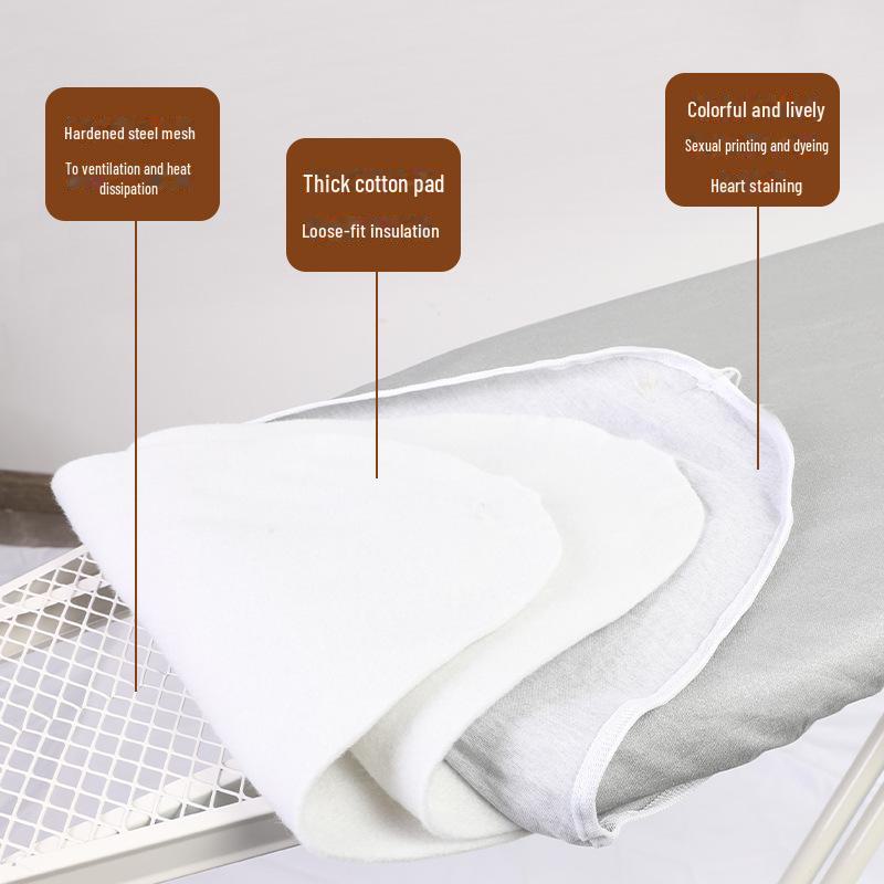 Чехол для гладильной доски, устойчивый к высоким температурам - утолщенный, не выцветающий, складной