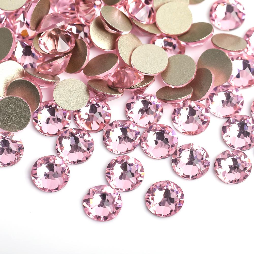 Восемь больших и восемь маленьких золотых нижних граней с плоским дном, алмазный кристалл, стеклянный маникюрный чехол для мобильного телефона со стразами, плоская нижняя наклейка для ногтей, дрель