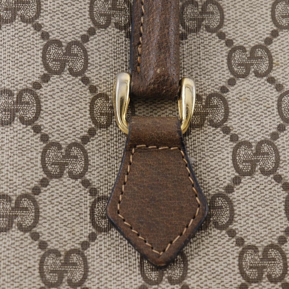 Gucci Старая сумка Gucci 02.4139.58 линия Sherry переплетающиеся GG коричневый ПВХ унисекс б/у