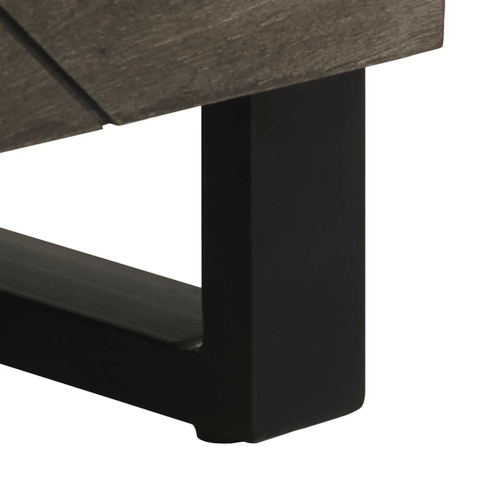 Sideboards 2 pcs Black 60 x 33 x 75 cm Solid Mango Wood