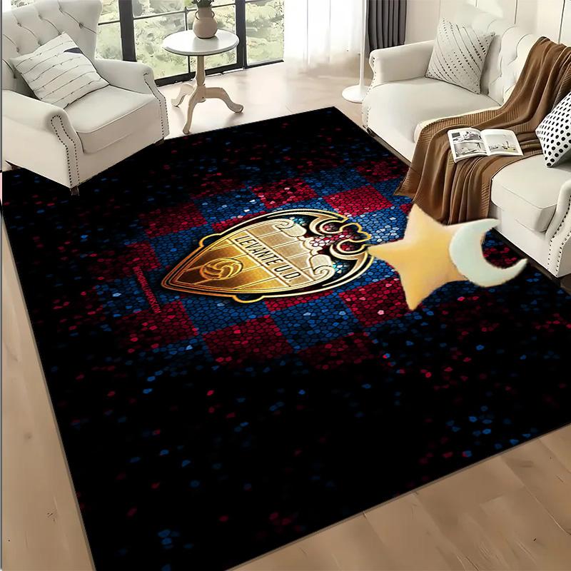 1PC Levante Fc Crest Design Floor Mat for Living Room, Game Rooms, Office, Bedroom, Office Floor Mat Playful Design, Christmas fan gifts