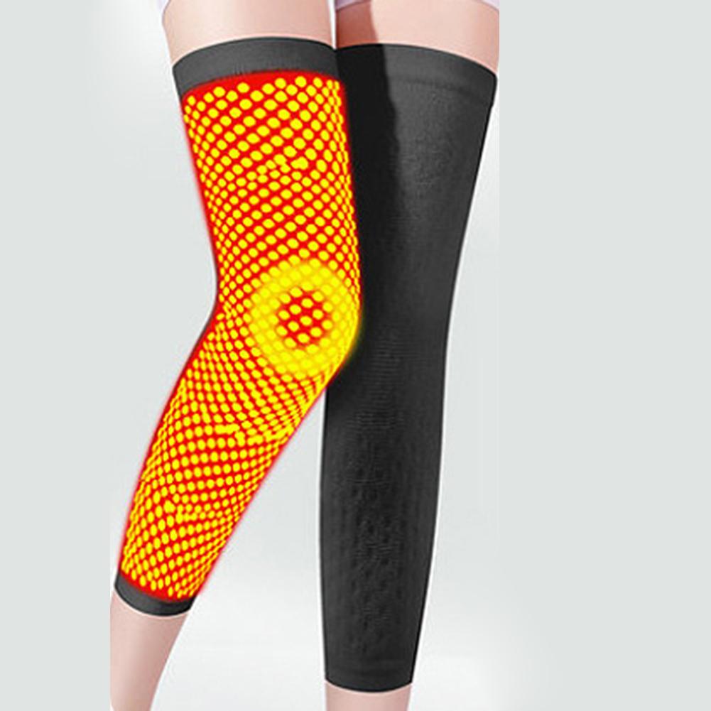 Self Heating Knee Pads Soft Therapy Knee Warmer Anti Slip Knee Sleeves Pain Relief Shaping Knee Pads for Autumn Winter