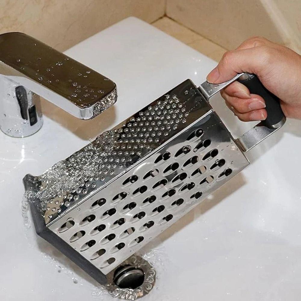 4-Sided Blades Manual Cheese Grater with Handle Kitchen Chopper Food Shredder  Cooking Accessories