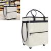 Reusable Grocery Bag On Wheels Water Proof Portable Shopping Rolling Bag Foldable Trolley Cart with Handle for Camping