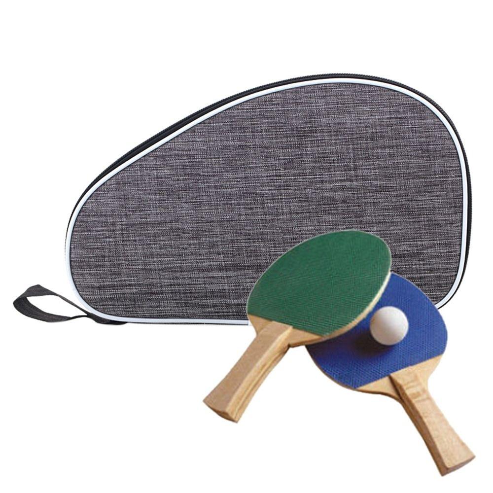 Protective Cover Table Tennis Rackets Bag Capacity Single Paddle With Belt Ping Pong Paddles Case