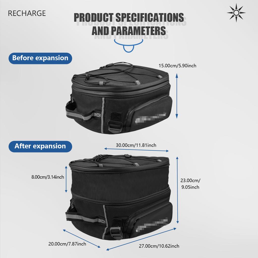 Водонепроницаемая мотоциклетная сумка на хвост для BMW R1250GS R1200GS LC Advenutre F850GS F750GS Honda Yamaha Kawasaki Сумка на заднее сиденье Багаж