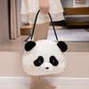 Korean Style Kawaii Panda Plush Crossbody Bag - Fashionable Winter Shoulder Bag for Women