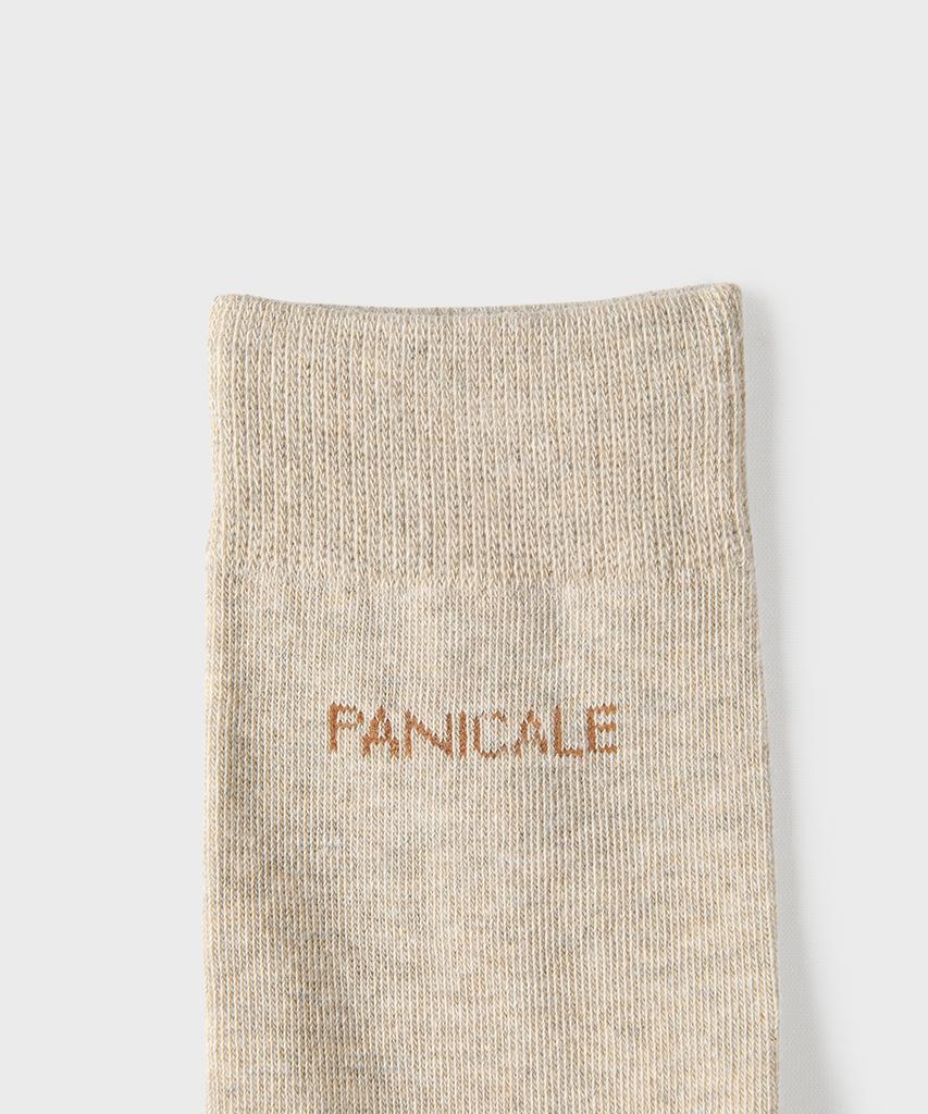 PANICALE Меланж Бежевые Носки с Логотипом