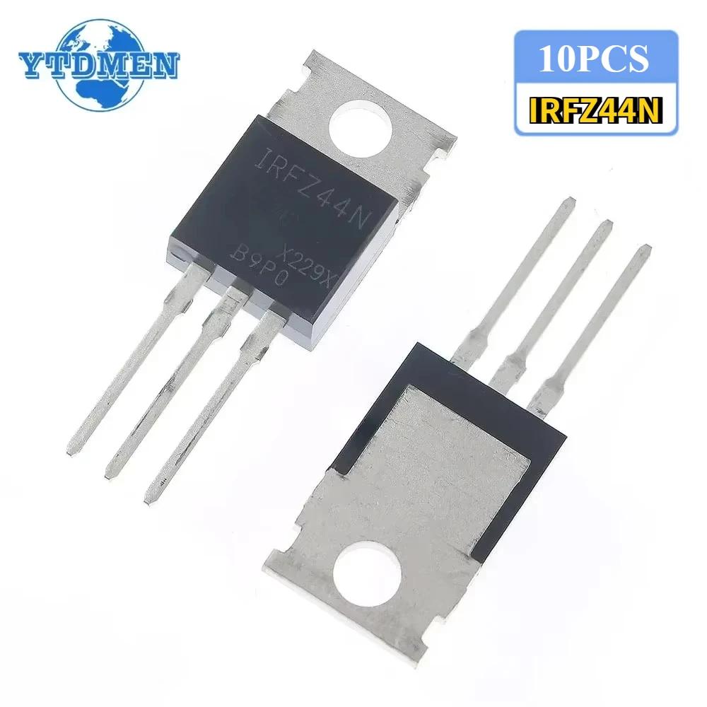5PCS IRFZ44N Mosfet IRFZ44 N-Channel Power MOSFET Transistor 49A 55V 3-Pin TO-220 Transistors Kit