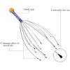 Массажер для головы осьминога, царапающий кожу головы, расслабляющий массажер для тела, скребок, снимает напряжение, инструменты для ухода за здоровьем, случайные