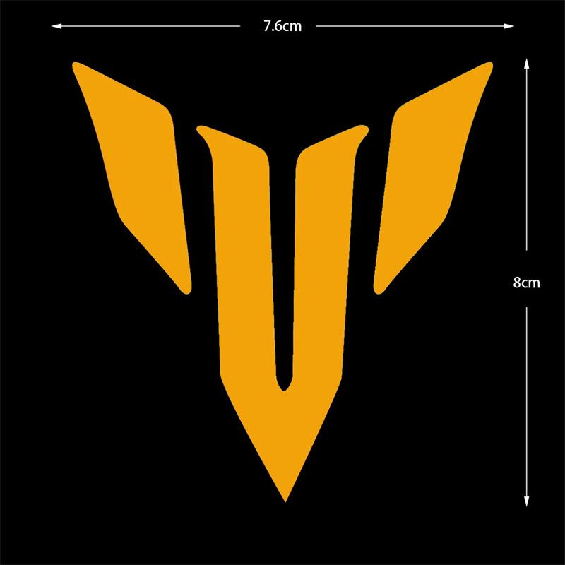 Yamaha MT Series Motorcycle Helmet & Headlight Reflective Decals (Waterproof).