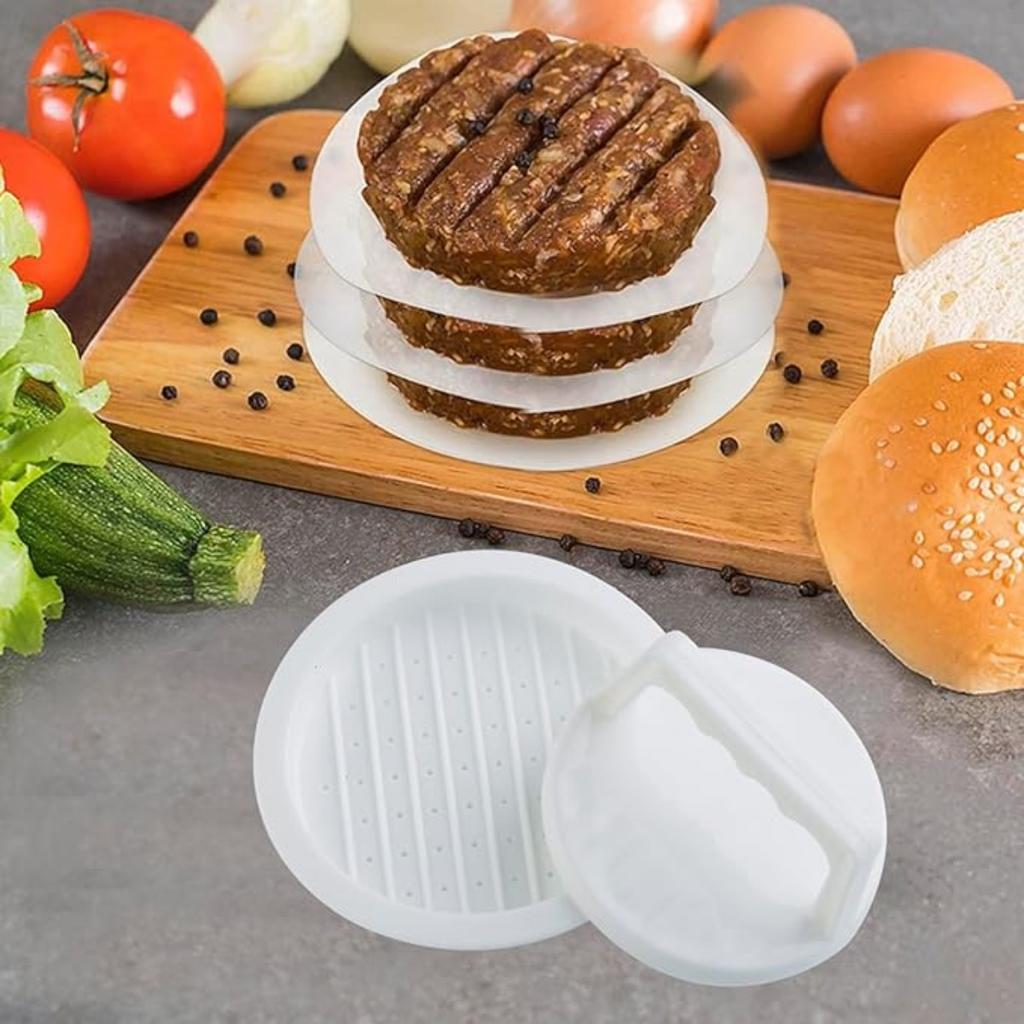 Smashed Hamburger Press Burger Press Patty Makers, Round Stuffed Hamburger Press Accessories Patty Burger Meat Sausage Beef Makers Mold Kitchen Gadget