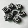 7pcs/lot Polyhedral Dice Set Double-Colors Dice D4 D6 D8 D10 D% D12 D20 for DND RPG Table Games