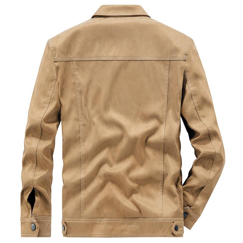 Men's Spring and Autumn New Lapel Jacket Casual Coat Men