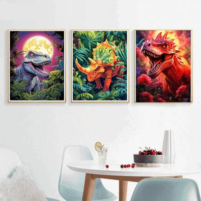 5D DIY Алмазный Рисунок Динозавр Полный Круг Квадрат Новый Продукт Животное Алмазная Вышивка Мозаика Вышивка Крестом Ручной Работы Подарок