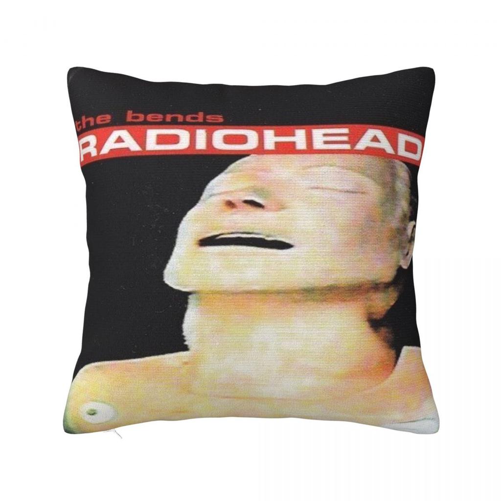 Radiohead Rock Metal Band Pillowcase Cushion Cover Throw Pillow Cover Soft And Sweet Chair Decoration Zippered Multi Size