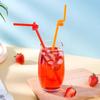 100-1000Pcs Multicolor Drinking Straw Disposable Wedding Party Birthday Milk Tea Juice Straw Bar Accessories Beverage Wholesale