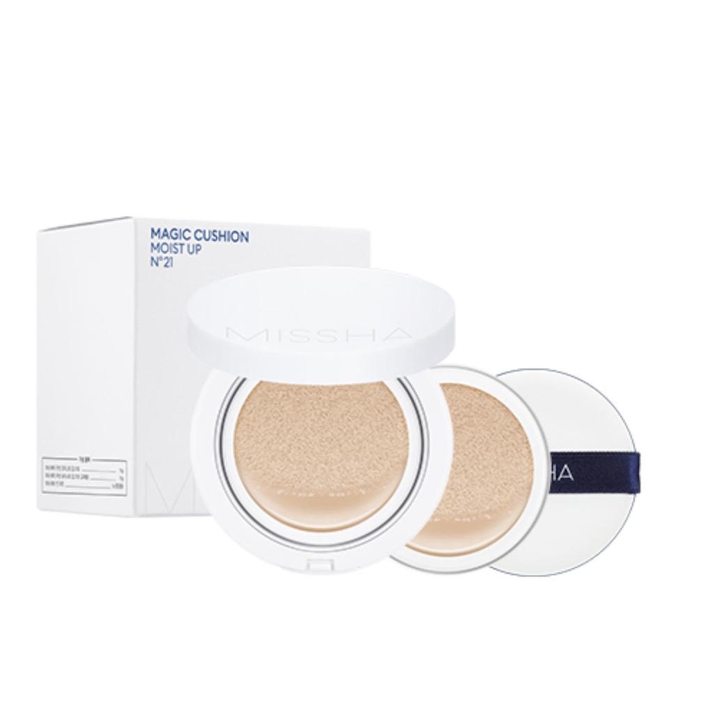 MISSHA Magic Cushion Moist Up SPF50+ PA+++ 15г со сменным блоком №21, №23