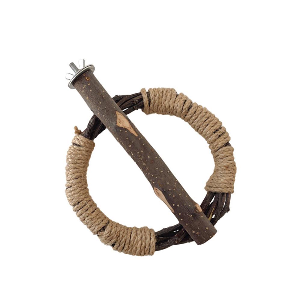 Деревянная жердочка для птиц, жердочка для клетки с винтом, игровой стенд, жердочка для стачивания, аксессуары для клетки, развлечение для клетки, жевательная игрушка